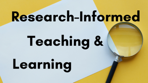 research informed teaching and learning logo