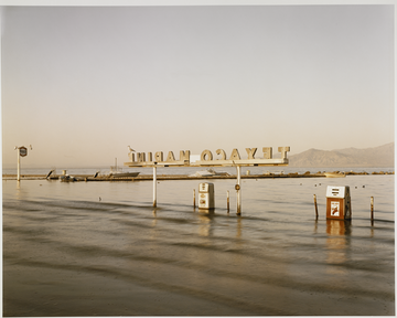 Submerged Gas Pumps, Salton Sea, 1983