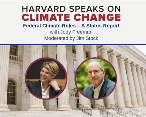 Professors Jody Freeman and Jim Stock